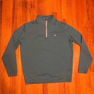 Peter Millar Blue Quarter-Zip Pullover New Haven Country Club logo